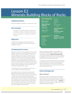 Minerals - Layered Earth