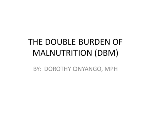 Double-burden of diseases