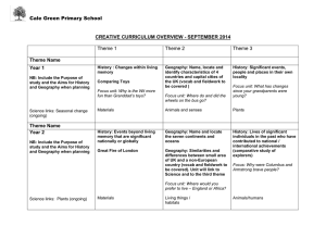 Theme 1 - Cale Green Primary School