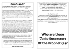Who are these Twelve Successors Of the Prophet (s)? - Al