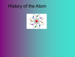 2 - History of the Atom