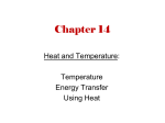 Temperature and Heat