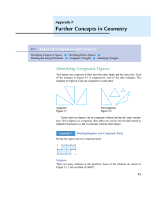Further Concepts in Geometry