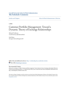 Customer Portfolio Management: Toward a Dynamic Theory of