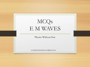 Electromagnetic Waves MCQs