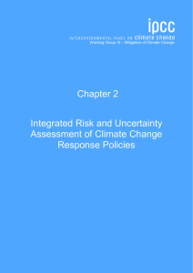 Integrated Risk and Uncertainty Assessment of Climate Change