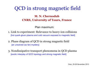 QCD in strong magnetic field