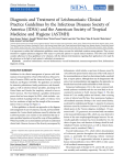 Diagnosis and Treatment of Leishmaniasis: Clinical Practice