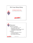 Web usage Mining - (Vlad) Estivill
