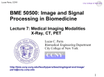 BME 50500: Image and Signal Processing in Biomedicine