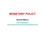 MONETARY POLICY