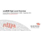 oneM2M High Level Overview