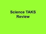 Science TAKS Review