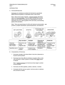 Principles of Endocrinology