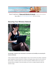 Securing Your Wireless Network - Homes and Lifestyles of Colorado