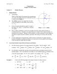Trigonometry Chapter 3 Lecture Notes Section 3.1 Radian Measure