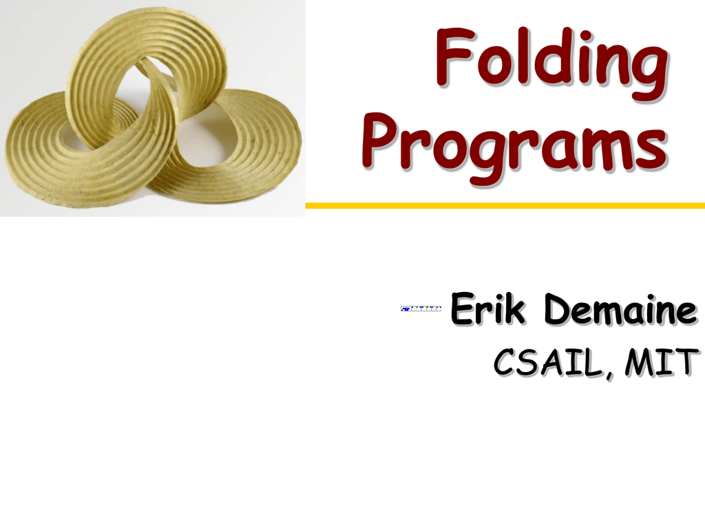 folding programs folding programs