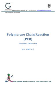 Polymerase Chain Reaction (PCR) - G
