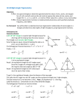 10.1B Right Triangle Trigonometry