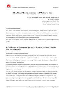 What Advantages Does an Agile Network Bring (Issue