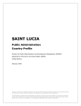 Saint Lucia Public Administration Profile