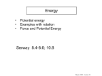 Potential Energy - McMaster Physics and Astronomy