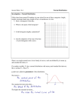 Lesson Notes 12-4 Normal Distribution Investigation – Normal