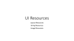 UI Resources