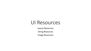 UI Resources