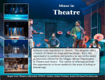 Minor in Theatre