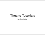 Intro to Theano
