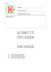 Schmitt trigger package