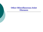 Other Miscellaneous Joint Diseases