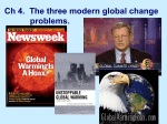 Global change problems