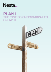 PLAN I: the case for innovation–led growth