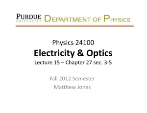 Magnetic Fields - Purdue Physics
