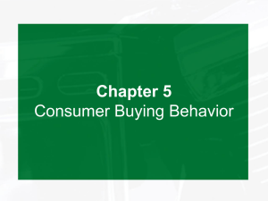 Consumer buying behavior