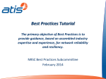 NRSC Best Practices Tutorial (2014)
