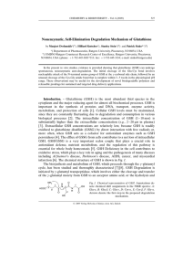 Nonenzymatic, Self-Elimination Degradation