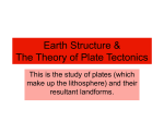 The theory of plate tectonics