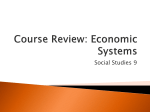 Economic Systems - Swan Hills School