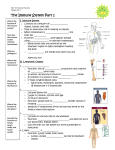 Immune System notes fill-in