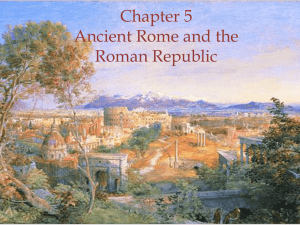 Chapter 5 Ancient Rome and the Rise of Christianity