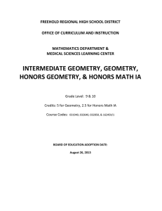 geometry - Freehold Regional High School District