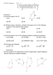 Right-angled triangles - AshburtonCollegeMaths