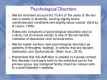 Psychological Disorders