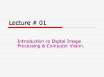 Lec 1- Introduction to Computer Vision