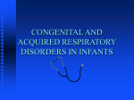 Neonatal Respiratory Disorders