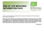 end of life medicines information pack