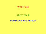 Food and Nutrition